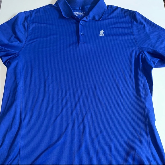 Nike Tour Performance Dri-Fit Royal Blue Mickey Mouse Golf Polo Shirt Size XXL - Picture 1 of 4